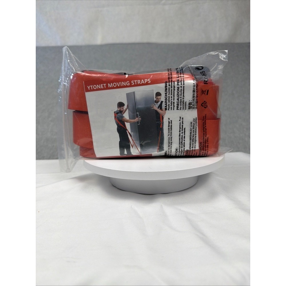 Ytonet Moving Straps Furniture Lifting Harness Orange Heavy Duty CO-US 1024000RE